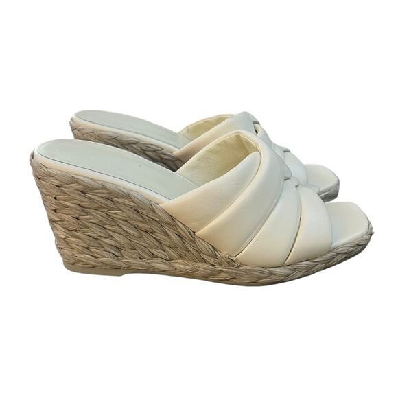 *NWOT Vince Ivory Gilian Espadrille Wedge Slide Sandal – Sz 9 - Picture 3 of 7